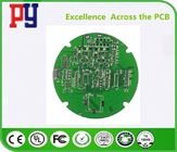 China Round Shape Double Sided PCB Board Fr4 Base Material For Telecommunication Equipment company